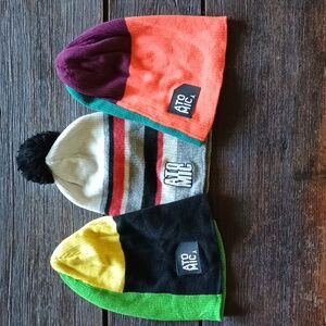 Atomic Colorful Beanie Set